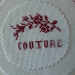 modèle broderie pour couvrir une boite en cartonnage