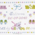 modèle broderie prénom