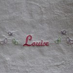 modèle broderie prénom