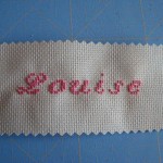 modèle broderie prénom