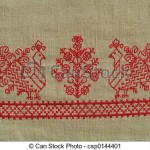 modèle broderie russe