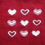 modèle broderie sur tricot