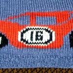 modèle broderie voiture