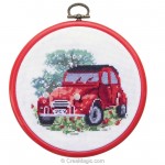 modèle broderie voiture