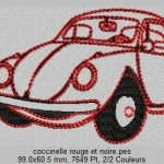 modèle broderie voiture