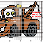 modèle broderie voiture