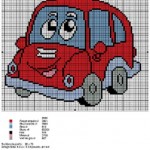 modèle broderie voiture