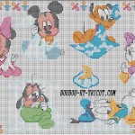modèle broderie walt disney