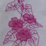 motif a broder au point de croix