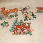 motif a broder au point de croix