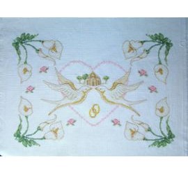 motif a broder au point de croix