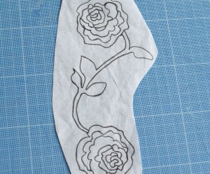 motif broderie fleur