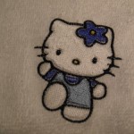 motif broderie machine hello kitty