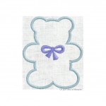 motif broderie ourson