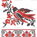 motif broderie slave