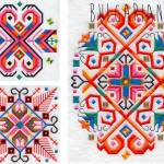 motif broderie slave