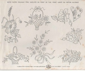 motif broderie à la main gratuit