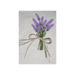 motif lavande broderie machine