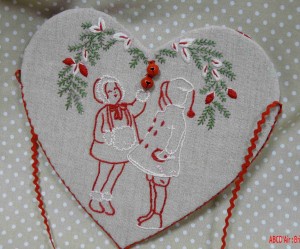 motif noel broderie traditionnelle