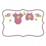 patron broderie bébé