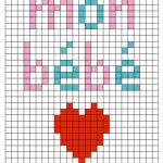 patron broderie bébé
