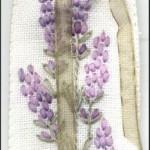 patron broderie lavande