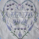 patron broderie lavande