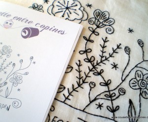 patron broderie lettre