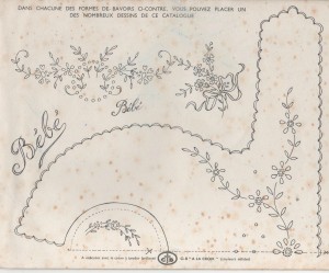 patron broderie pour bébé