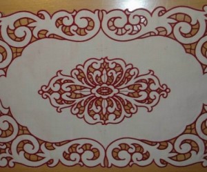 patron broderie pour nappe