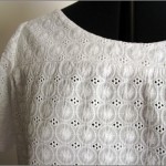 patron chemisier broderie anglaise