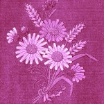 patron de broderie avec ruban