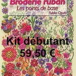 patron de broderie avec ruban