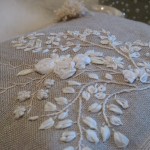 patron de broderie avec ruban