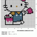grille a broder gratuite hello kitty