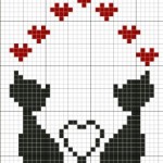 grille broderie chat