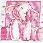 grille broderie elephant