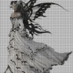 grille broderie fée