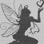 grille broderie fée