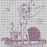 grille broderie fée