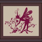 grille broderie fée