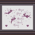 grille broderie fée