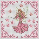 grille broderie fée