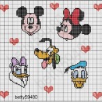 grille broderie gratuite disney