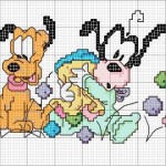 grille broderie gratuite disney