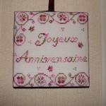 grille broderie joyeux anniversaire