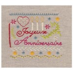 grille broderie joyeux anniversaire