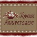 grille broderie joyeux anniversaire