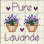 grille broderie lavande