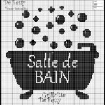 grille broderie salle de bain